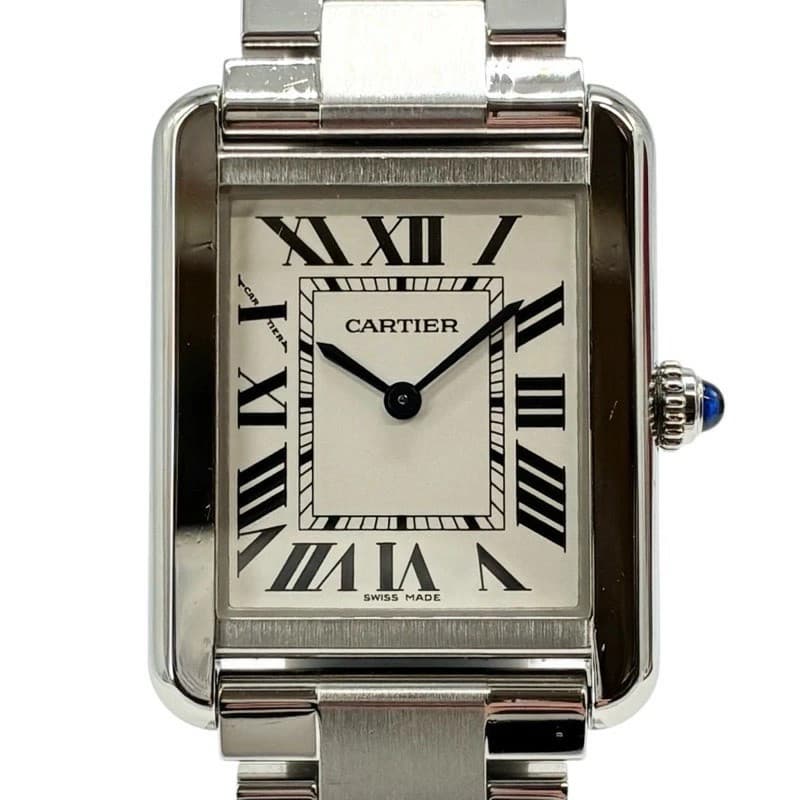 CARTIER USED-B W5200013 Tank Solo SM g3100213927900014 Ladies Authentic
