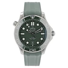 Omega Seamaster Diver Steel Green Dial 42mm Auto Mens Watch 210.32.42.20.10.001