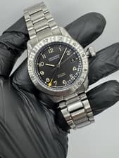 Longines Spirit Zulu Time X Hodinkee Automatic Titanium Wristwatch, Date, 100m