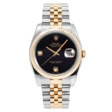 Rolex Datejust 36 116233 2BR Black/6･9 Arabic Diamond Dial 