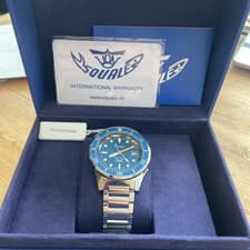 Squale 1521OCN.SQ20L polished Men's Classic Dive Automatic Watch