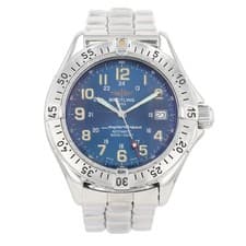 Breitling SuperOcean 41mm Blue Dial Automatic Stainless Steel Men's Wristwatch