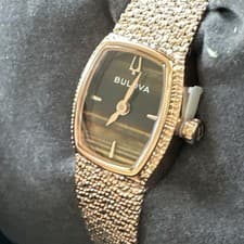 Bulova Goddess of Time Quartz Brown Dial Ladies Watch 97L185