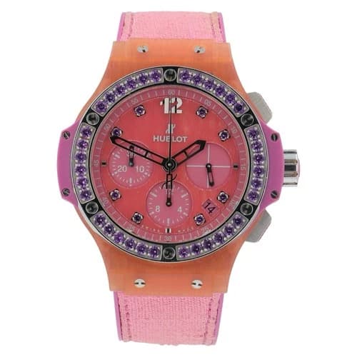 Hublot Big Bang Steel Pink Dial 41mm Automatic Unisex Watch 341.XP.2770.NR.1205