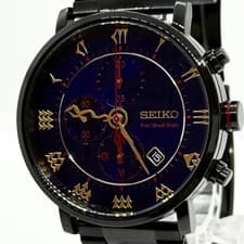 SEIKO Fate Grand Order Collaboration Date 7T92-HBR0 Quartz Watch Used From Japa
