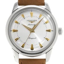 Longines Conquest Heritage L1.649.4.72.2 Silver Men's Automatic Watch #W2378