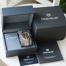 Authentic Unworn Tag Heuer WAZ1121.BB0879 Formula 1 Two-Tone Mens Watch