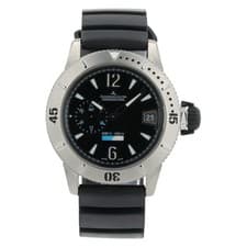 Jaeger-LeCoutlre Master Black Dial Titanium 44mm Automatic Mens Watch 160.T.05