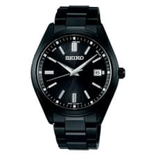 Seiko Selection SBTM325 Total Black Solar Atomic Radio Men Watch Made in Japan