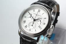 [Box Paper] Frederique Constant Classics FC-292X4P4/5/6 Chronograph Quartz Watch