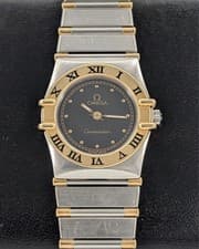 OMEGA Constellation Ladies Ref.31370500 Black Dial Ø24mm Full Set#3042