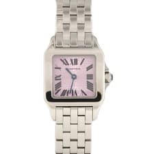 Authentic Cartier Santos de Cartier Small 2008 Christmas Limited Edition W25...