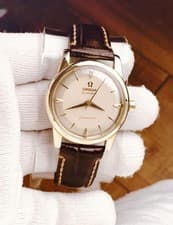 1958 OMEGA SEAMASTER GOLD CAP Cal 501 AUTOMATIC 20 Jewels MEN'S WRISTWATCH RUNS