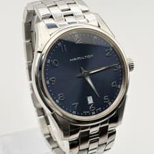 Hamilton Jazzmaster H385111 Blue Dial Quartz Men's Watch Used Working #45