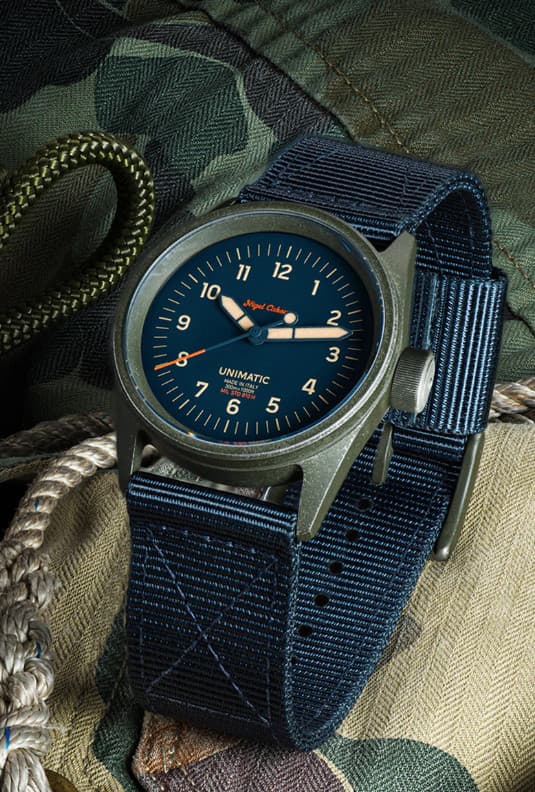 Nigel Cabourn x UNIMATIC The Armoury U5S-TANC-A Modello Cinque 36mm Limited 150