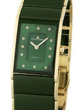 Jacques Lemans 1-1940M Dublin Ceramic Ladies Watch 24 x 28 mm