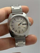 Citizen Leopal Wristwatch Silver Orange Mens Timepiece Analog Fashion