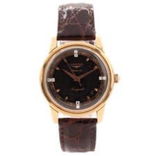 Vintage 35mm 1958 Longines 9001 .8 Conquest Automatic Wristwatch 19AS Swiss 18k