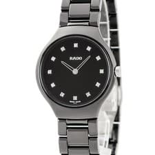 RADO RADO True Thinline S R27742732 Genuine Diamond High-Tech Ceramic Ladies