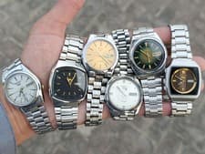Vintage Seiko 5 Automatic Watch Lot – 6 Pieces | Diverse Classic Collection Mens
