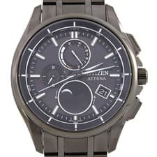 Citizen Attesa Radio Controlled Solar Titanium Watch 41.5mm Mens wrist 19cm