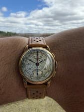 Running Clinton Chronograph With Venus 170 And Tachy Dial