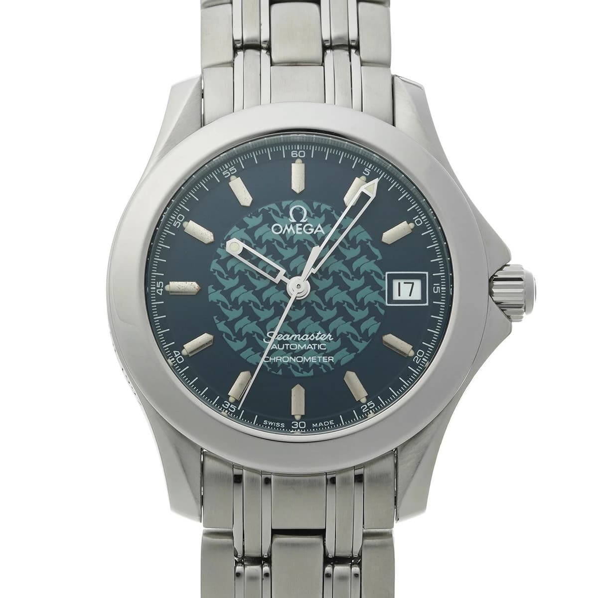 OMEGA Seamaster 120 Jacques Mayol 1997 2500.80 Blue Men's Watch OMEGA Watch Luxu