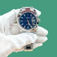 2025 Rolex Datejust 126300 Blue Dial Smooth Bezel Oyster Bracelet Steel w BP
