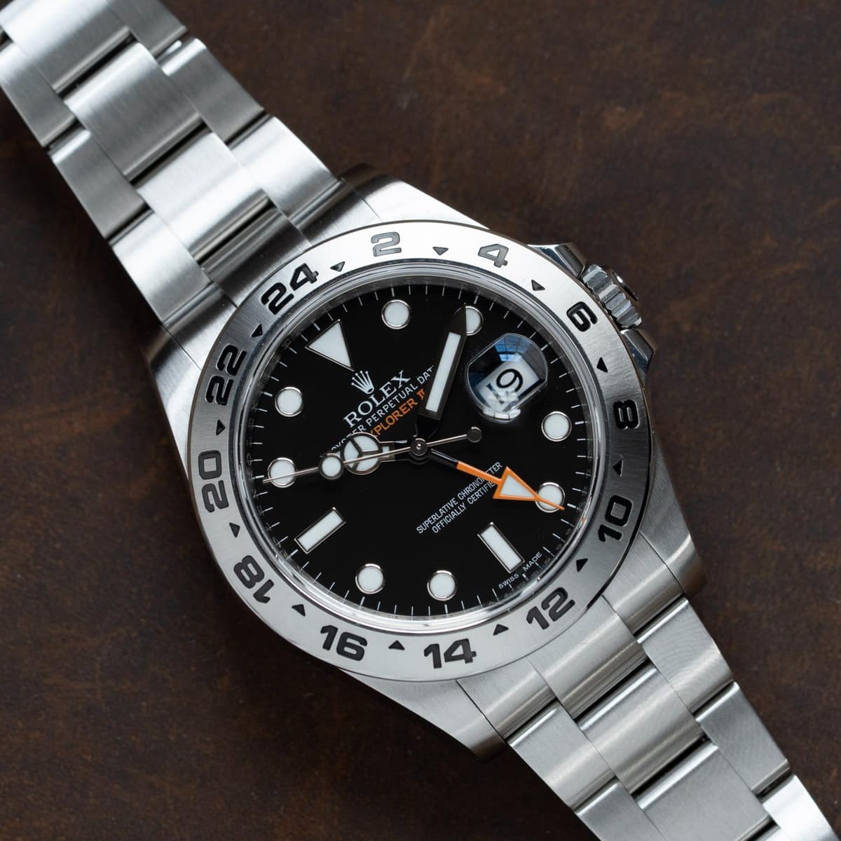 Rolex Explorer II 42 Excellent Condition GMT original box and papers