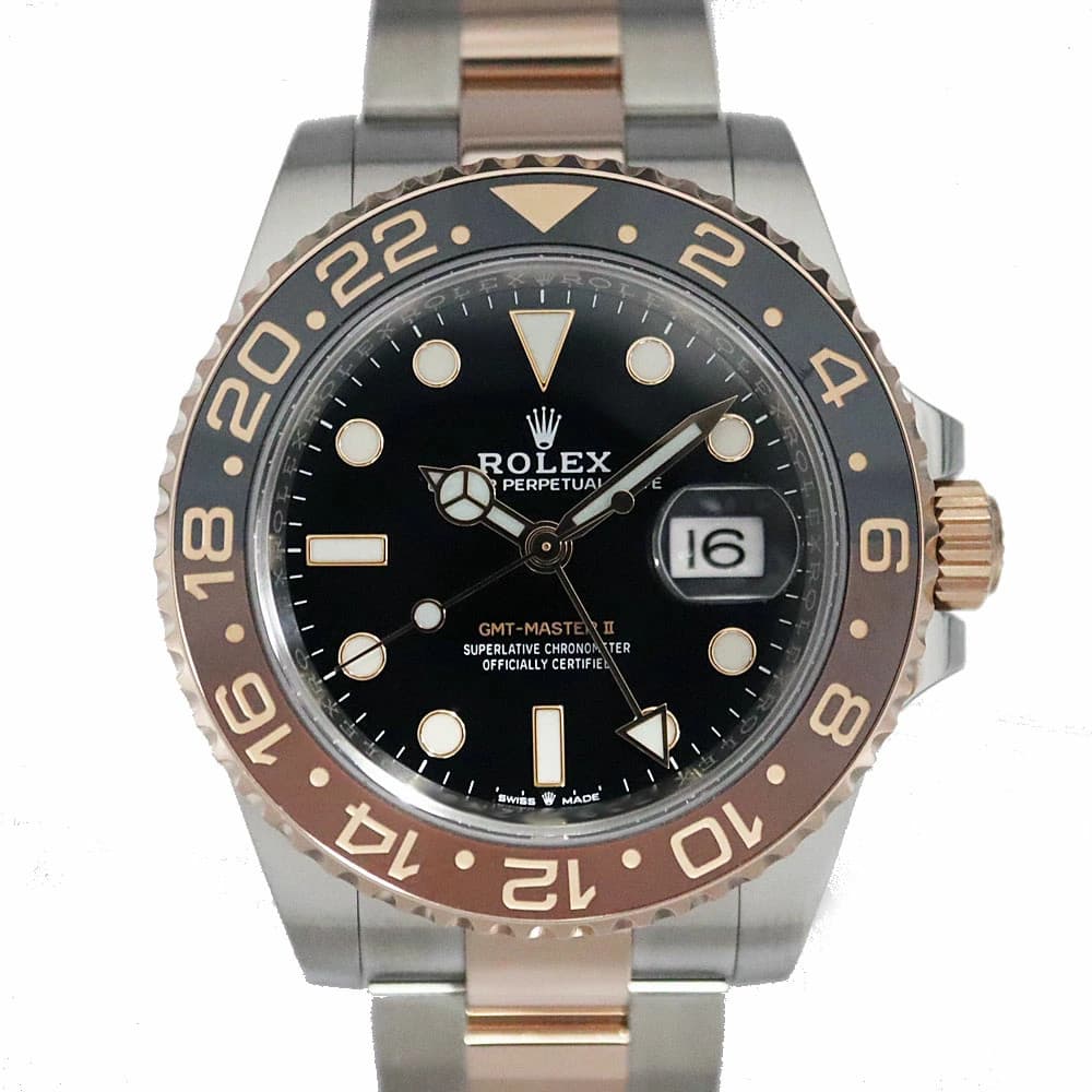 ROLEX Gmt Master Ii 126711CHNR Black Case Size 40.0mm Men's Used Watch #42721