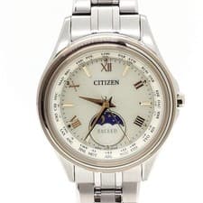 CITIZEN EE1016-66A Exceed Watch 29.1mm Titanium Moonphase Pair Japan