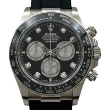 ROLEX Daytona 126519LNG Black/Steel White Gold Automatic Mens Watch #OK012