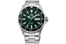 Orient Kamasu Automatic Diver 200m Sapphire Green Dial Steel Watch RA-AA0004E