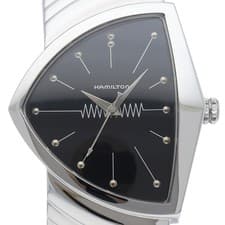 HAMILTON ventura men's watch H24411732 Stainless Steel / Leather mensWatch b...