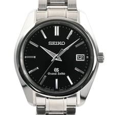 GRAND SEIKO 9F Quartz SBGV207 Black Case Size 40mm Men's Used Watch #32031