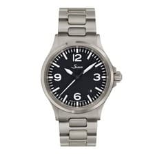 Sinn 556 A on H-Link Bracelet Automatic Stainless Steel Black Dial Men's Watch