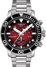 Tissot Seastar 1000 Gradient Chronograph Red Dial Men's Watch T120.417.11.421.00