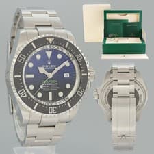 2022 NEW PAPERS Rolex Sea-Dweller Deepsea James Cameron Blue 126660 44mm Watch