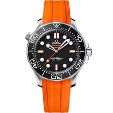 2026 Omega Seamaster Diver 300M Automatic Black Orange Watch 210.32.42.20.01.006