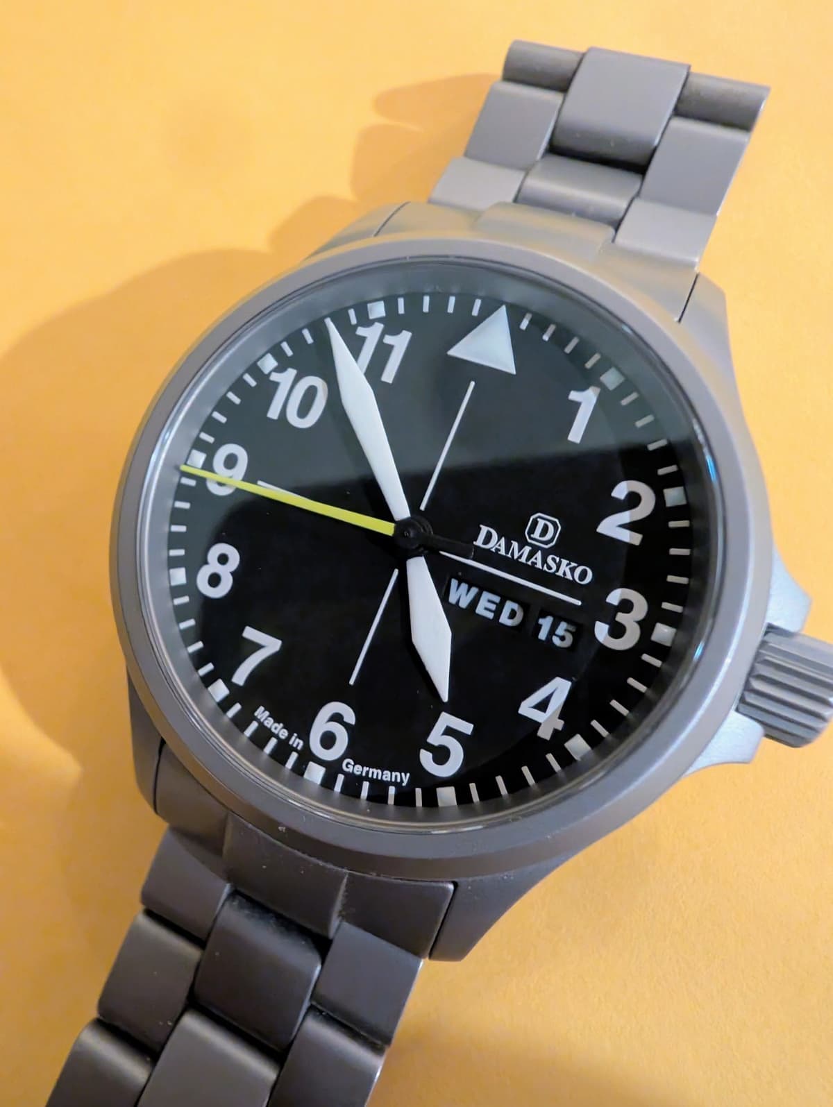 Damasko DK36 Wristwatch Men Automatic Winding W/ Ice Hardened Bracelet