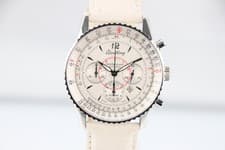 Breitling Montbrillant 38mm A41330 White Dial Serviced Mar 2026 Automatic T00195