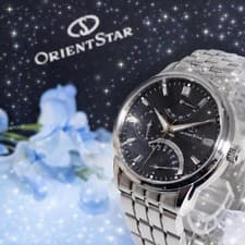 Orient Star Power Reserve Automatic Winding Back Sketch Watch Box,19638