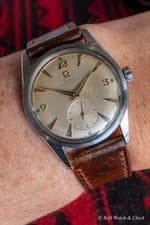 Omega Seamaster Ref 2753 Cal 344 1952 Ghost Dial Rose Gold SS Fully Serviced
