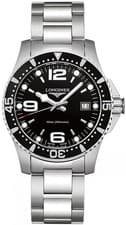 Longines HydroConquest 43 MM Stainless Quartz Black Dial Watch L37404566