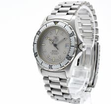 [N MINT] Tag Heuer 2000 Professional 972.013 Silver 35mm Qz Men's Watch JAPAN