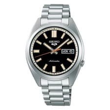 Seiko Sport 5 Black Reissue SNXS SRPK89K1 37mm Steel Automatic Watch
