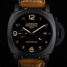 Panerai Luminor 1950 3 Days GMT Automatic Ceramica 44mm Black Dial PAM00441