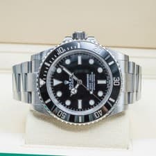 Rolex Submariner No Date 124060 41mm Steel Black Dial Box Papers 2022