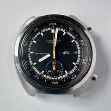 SEIKO 6139-7002 Automatic Chronograph Watch Original Vintage Mens Reset To ZERO