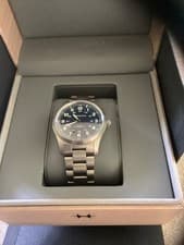 HAMILTON KHAKI FIELD TITANIUM CASE AND BRACELET BLUE DIAL 38MM Gently Warn